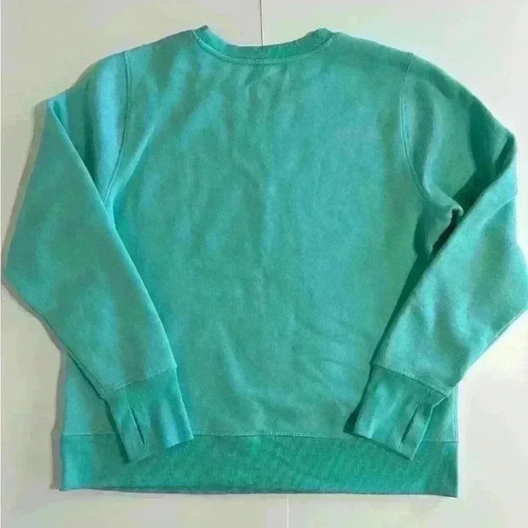 Tek Gear Kohls Mint Green Crew Neck Ultra Soft Fleece Sweatshirt - Picture 4 of 5